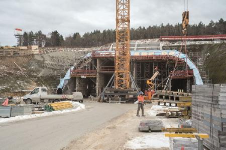 Tunel Albabstieg, Brama Dornstadt, na nowo budowanej linii Stuttgart-Ulm - zdjęcie: _DSC054420171214.jpg