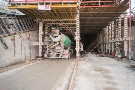 Tunel Albabstieg, Brama Dornstadt, na nowo budowanej linii Stuttgart-Ulm - zdjęcie: _DSC057520171214.jpg