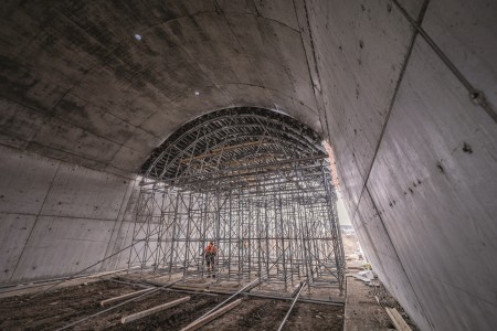 Tunel PZds18 na trasie S7 w Krakowie