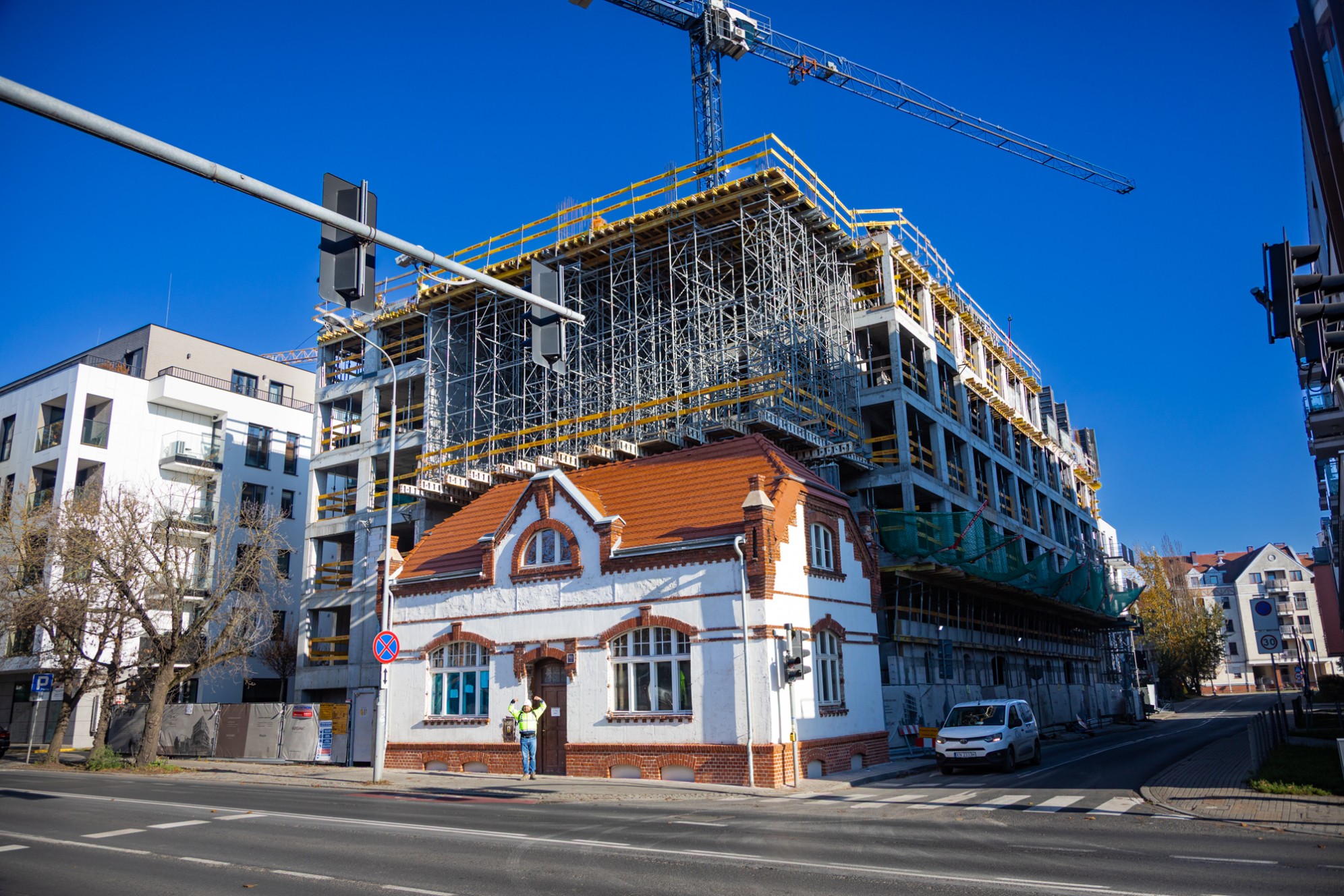 Realizacja konstrukcji obiektu Kapitanat Garbary